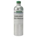 Gasco Calibration Gas, Ammonia, Nitrogen, 34 L, C-10 Connection, +/-5% Accuracy, 500 psi Max. Pressure 34L-13-25