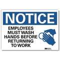 Lyle Notice Sign, 5 in Height, 7 in Width, Reflective Sheeting, Vertical Rectangle, English U1-1045-RD_7X5