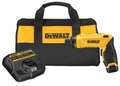 Dewalt Cordless Screwdriver Kit, 12-1/2In DCF680N1