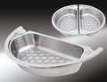 Spring Usa Food Pan, Half Size, Drain Pattern, 4 qt. 372-36/12D