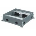Hubbell Wiring Device-Kellems Concrete Floor Box 4 Gang Shal HBLCFB401CB
