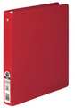 Zoro Select 1" Round Flex Poly Binder, Red A7039719A