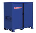Westward Jobsite Storage Cabinet, Blue, 60-1/8" W x 24-1/4" D x 60-3/4" H 24Y926