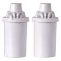 Dupont Specialty Water Pitcher Cartridge, 0.3 gpm, 0.5 Micron, 2-3/4" O.D., 6 in H, 2 PK WFPTC102N