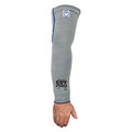 Mcr Safety Cur-Resistant Sleeve, Cut Level A2, 18 in Length, Gray, Universal Size 9318D7