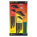 Bondhus 30 Piece SAE/Metric/Torx? L-Shape Torx?/Hex Key Set, 14138 14138