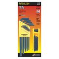 Bondhus 22 Piece SAE Fold-Up Hex Key Set, 14189 14189