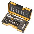 Bondhus Felo XS 33 Piece Box SL, Hex, PH, PZ, TX Bits Mini Ratchet, Bitholder 0715761545