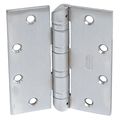 Mckinney 3" W x 8" H Dull Chrome Door and Butt Hinge T6A3786 8" X 6" BB