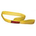 Stren-Flex Synthetic Web Sling, Type 3, 10 ft L, 2 in W, Nylon, Yellow EEF3-902-10