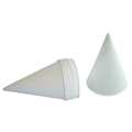 Zoro Select Disposable Cone Cup 4-1/4 oz., White, Paper, Pk1000 25K815