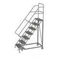 Tri-Arc 106 in H Steel Rolling Ladder, 7 Steps KDEC107246