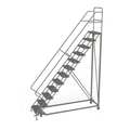 Tri-Arc 156 in H Steel Rolling Ladder, 12 Steps KDEC112242