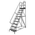 Tri-Arc 136 in H Steel Rolling Ladder, 10 Steps, 450 lb Load Capacity KDSR110246-D3