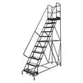 Tri-Arc 146 in H Steel Rolling Ladder, 11 Steps KDSR111242-D3