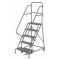 Tri-Arc 86 in H Steel Rolling Ladder, 5 Steps KDSR105166