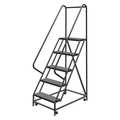 Tri-Arc 86 in H Steel Rolling Ladder, 5 Steps KDSR105246