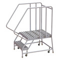 Tri-Arc 52 in H Aluminum Rolling Ladder, 2 Steps, 350 lb Load Capacity WLAR102244-D5