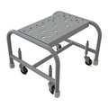 Tri-Arc Mobile Step Stand, Steel, Serrated, 16inW WLSR001162