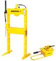 Enerpac IPH10080, 100 Ton, H-Frame Hydraulic Press with RR1006 Double-Acting Cylinder and P464 Hand Pump IPH10080