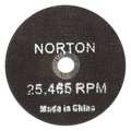 Norton Abrasives CutOff Whl, Gemini, 3"x1/16"x3/8", 25465rpm 66252835553