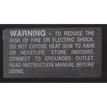 Master Appliance Warning Label 51411