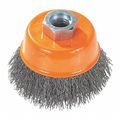 Walter Surface Technologies Cup Brush Crimped 5" D X 5/8"-11" Steel 13E504