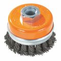 Walter Surface Technologies Cup Brush Knot-twist W/ring 5" X 5/8"-11 13G504