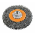 Walter Surface Technologies Wire Wheel Brush Crimped 4-1/2"x5/8" 13J454