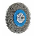 Walter Surface Technologies Wire Wheel Brush Crimped 4-1/2x5/8" 13J464