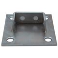 Flex-Strut Post Base, Square, For Double Strut, 1-Hole FS-5815SQ E/G