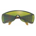 Mcr Safety Safety Glasses, Green Scratch-Resistant 98120