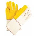 Mcr Safety Golden Chore Quilt Palm Reg Wght, L, PK12 8516G