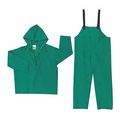 Mcr Safety Dominator 0.42mm PVC/Poly/PVC Suit, 2XL 3882X2