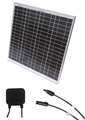 Solartech Power Polycrystalline Solar Panel, 50 W, 33.8V DC, 1.48 A, 72 Cells, 4mm PV SPM050P-WP-N