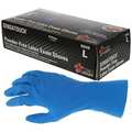 Mcr Safety SensaTouch, Disposable Medical Grade Gloves, 11 mil Palm, Natural Rubber Latex, Powder-Free, L 5049L