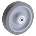 Zoro Select Caster Wheel, TPR, 6 in., 300 lb., Delrin 26Y380