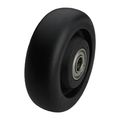 Zoro Select Caster Wheel, Polyolefin, 4 in., 250 lb. 26Y355