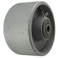 Zoro Select Caster Wheel, Cast Iron, 1000 lb., Gray 26Y438
