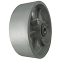 Zoro Select Caster Wheel, Cast Iron, 1400 lb., Gray 26Y440