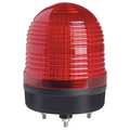 Dayton Warning Light, Red, LED, Stud 26ZT50