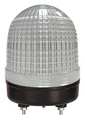 Dayton Warning Light, Clear, LED, Stud 26ZT59