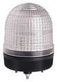 Dayton Warning Light, Clear, LED, Stud 26ZT69