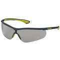 Hexarmor Safety Glasses, Wraparound Gray Polycarbonate Lens, Anti-Fog, Scratch-Resistant 11-15003-04