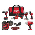 Milwaukee Tool Combo Kit, Sander and HTIW 2695-24, 2648-20, 2663-20