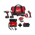 Milwaukee Tool M18 4-Tool Kit, M18 Vac, M18 5.0 2696-24, 0880-20, 48-11-1850