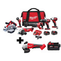 Milwaukee Tool M186-Tool Kit, M18 Grinder, M18 5.0 2696-26, 2686-20, 48-11-1850