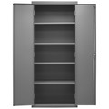 Durham Mfg 16 ga. ga. Steel Storage Cabinet, 36 in W, 84 in H, Stationary 2603-4S-95