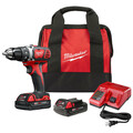 Milwaukee Tool Compact Drill Driver Kit, 1/2 in 2606-22CT, 48-89-4631