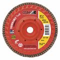 Cgw Abrasives Flap Disc, 6x5/8-11, C3-40G, Cmpct-Trim Cer 30222